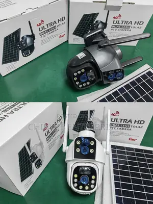 Ultra Hd 6mp 4g Double Lens Solar PTZ Camera,