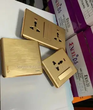 Gold Switch And Sockets Available...