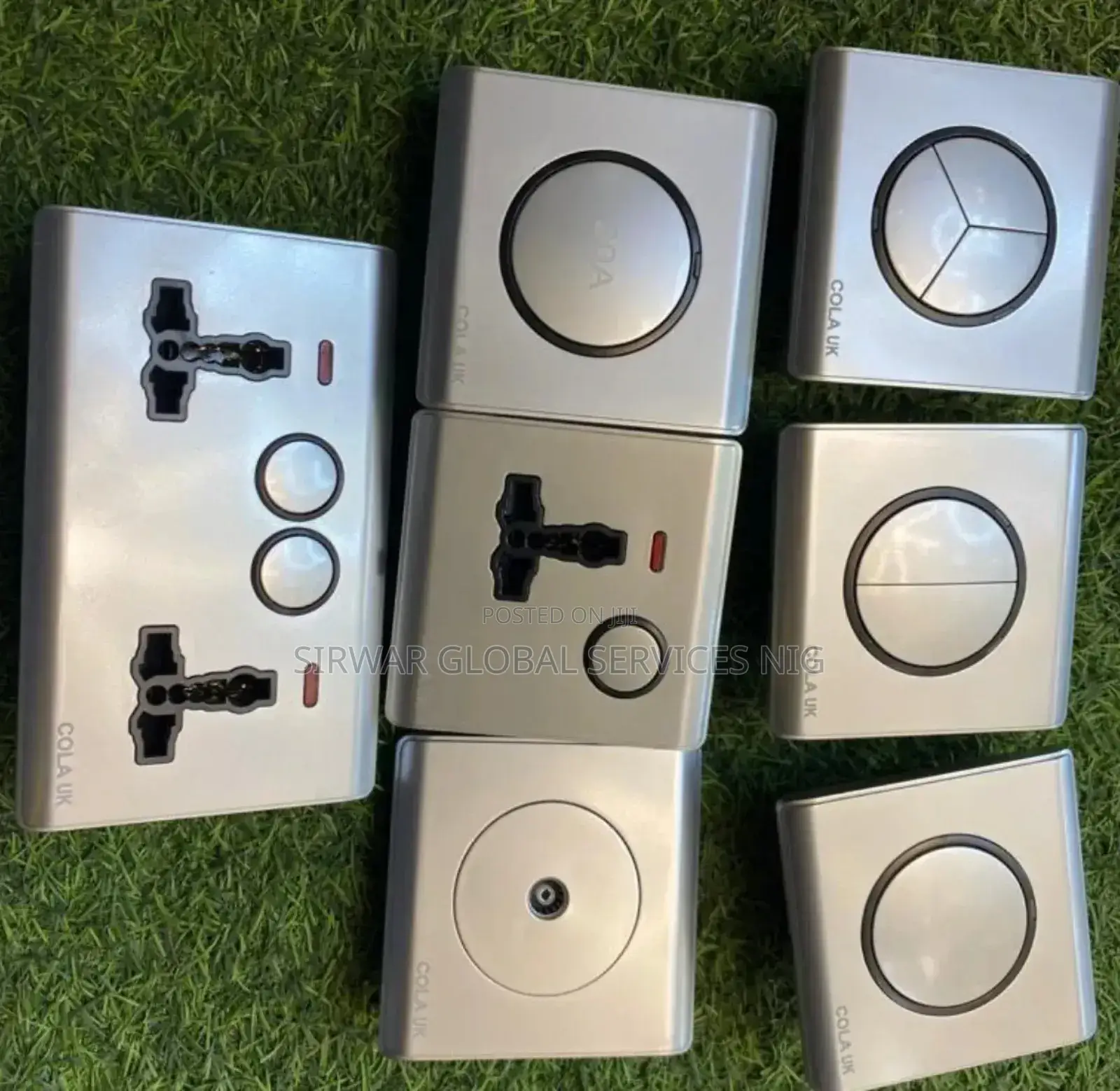 Gray Switch And Sockets Available..
