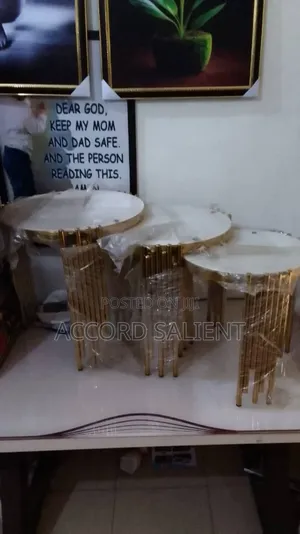 3 in 1 Marble Side Stools