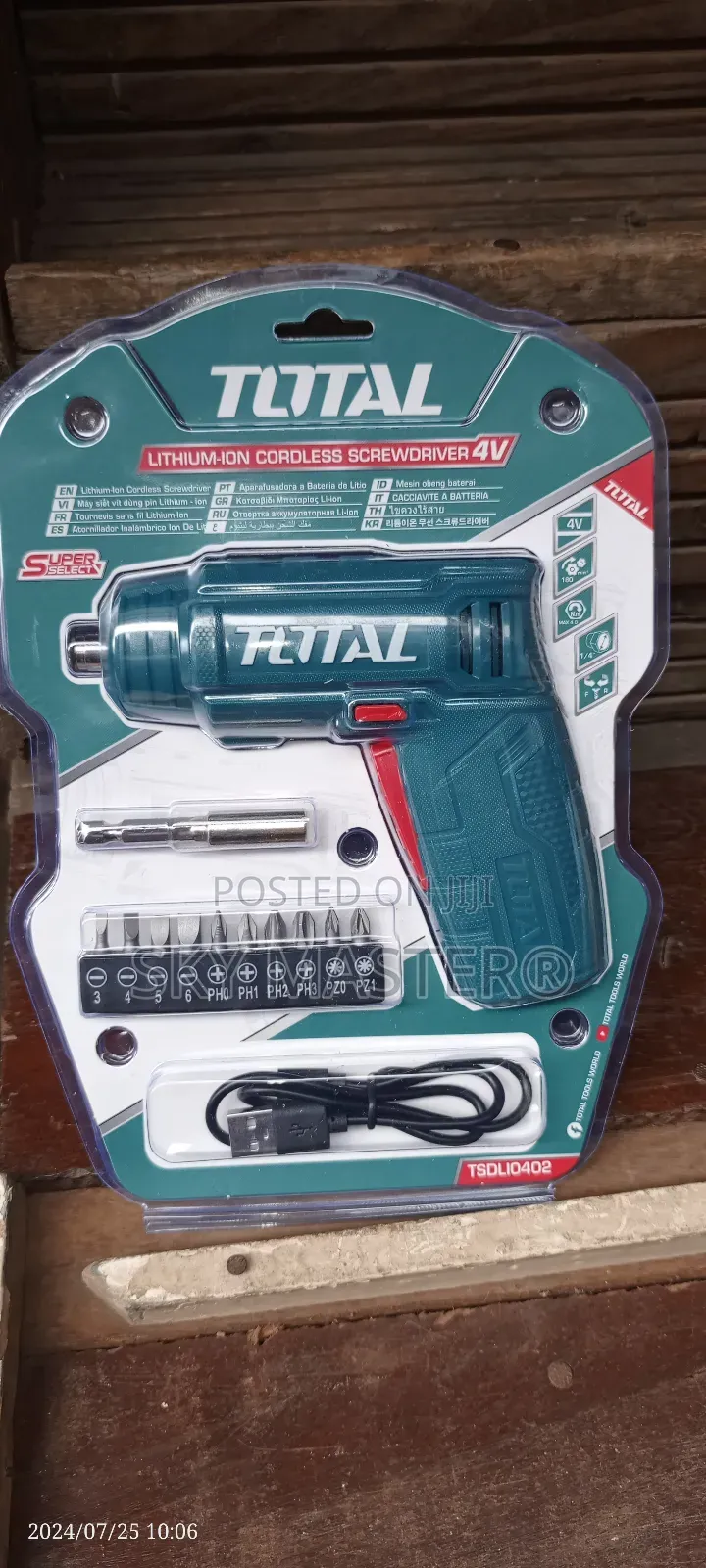 8v Cordless Screwdriver