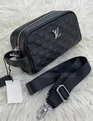 Louis Vuitton Quality Luxury Men Genuine Leather Side Bag