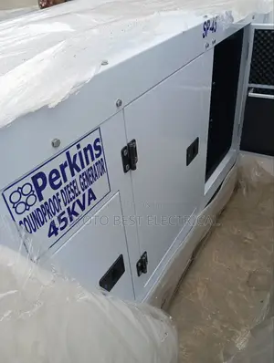 Original 45kva Perkins Generator Soundproof Brand New