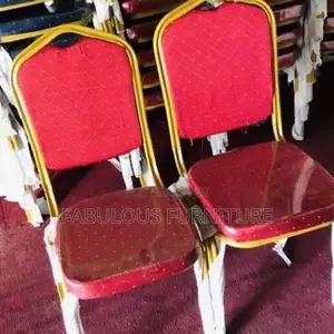 Banquet Chairs Available as Seen in Red and Blue