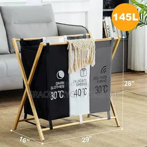 3 Compartment Laundry Bag