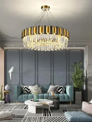 Gold Black Chandelier