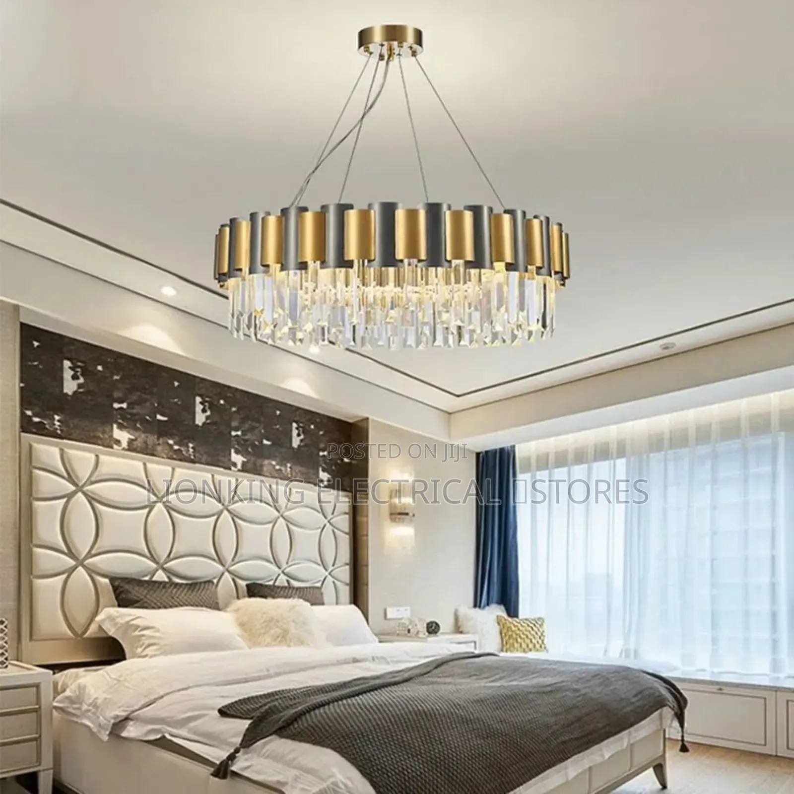 Gold Black Chandelier