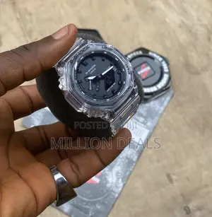 G-Shock Transparent Rubber Strap Men’S Wrist