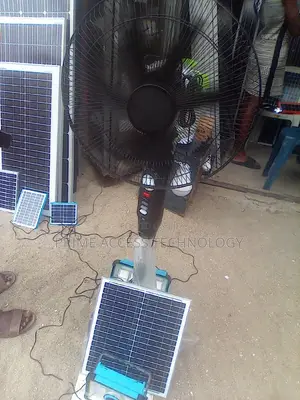 Long Lasting Solar Standing Fan