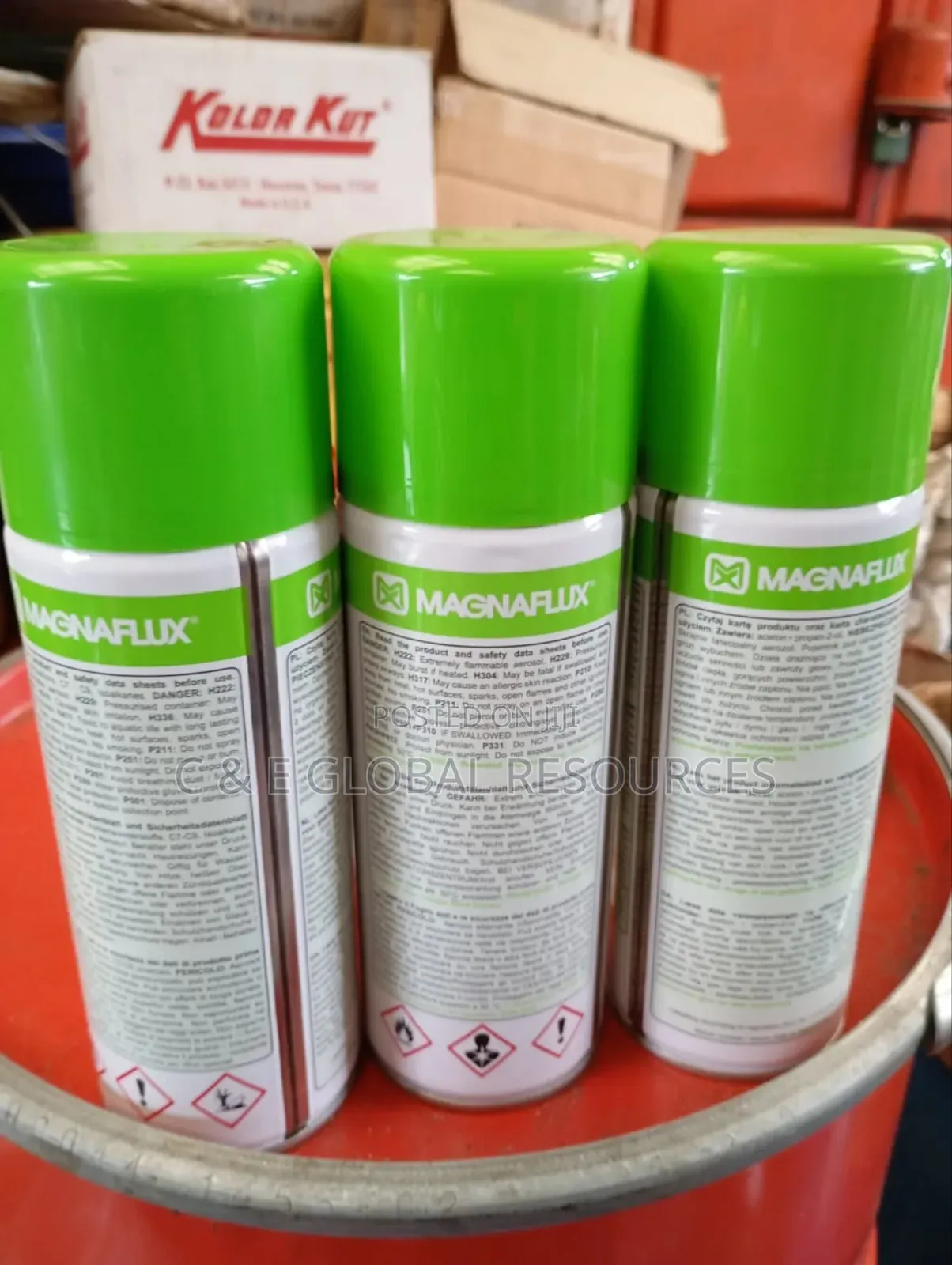 Magnaflux Cleaner/Remover, Penetrant and Developer