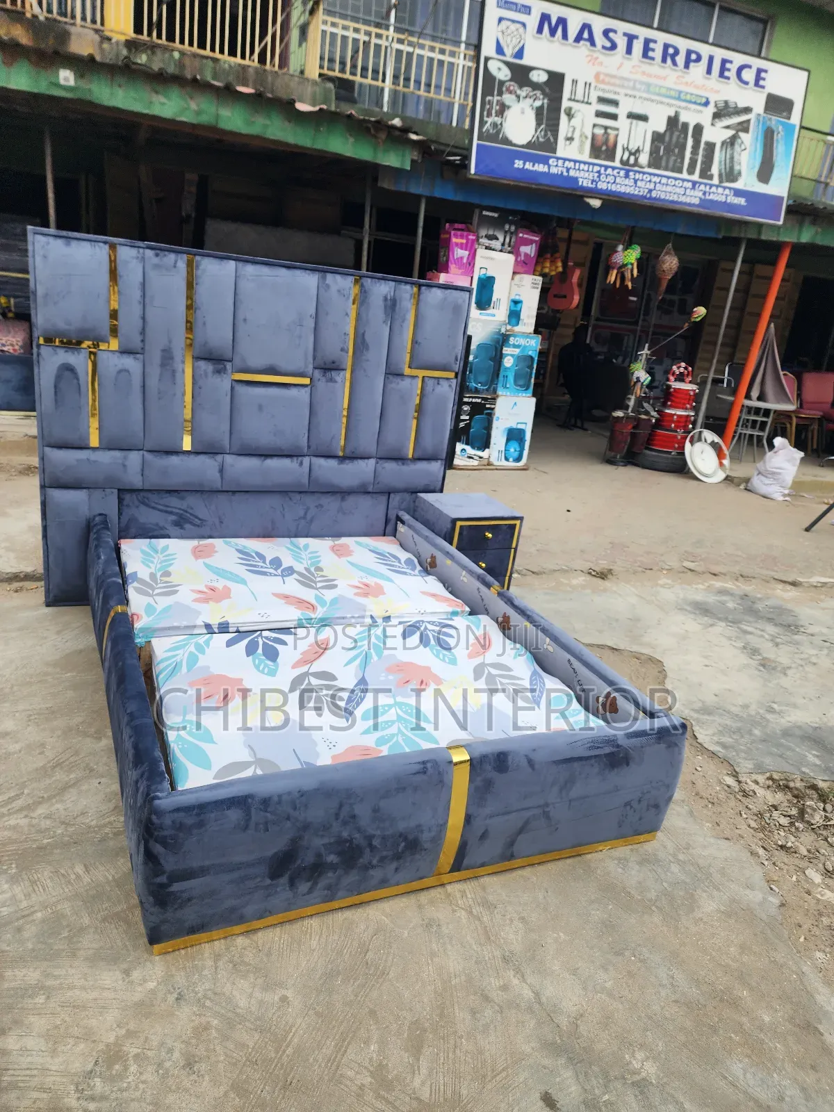 4.5by6 Upholstery Bed Stand