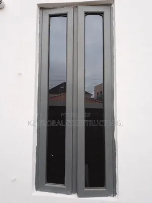 Aluminum Casement Window With Net and Burglary 00011