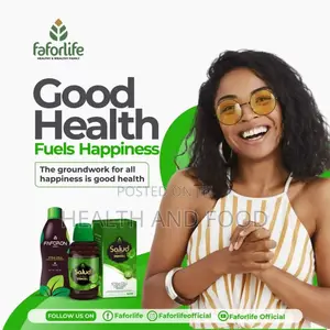 Good Health Fuels Happiness. Get Salud And Faforon Today