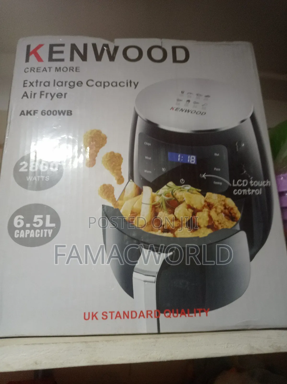 6.5litres Kenwood Airfryer