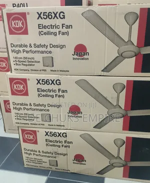 Brand New KDK Ceiling Fan (56"Inch) Model:X56xg Copper Coil.