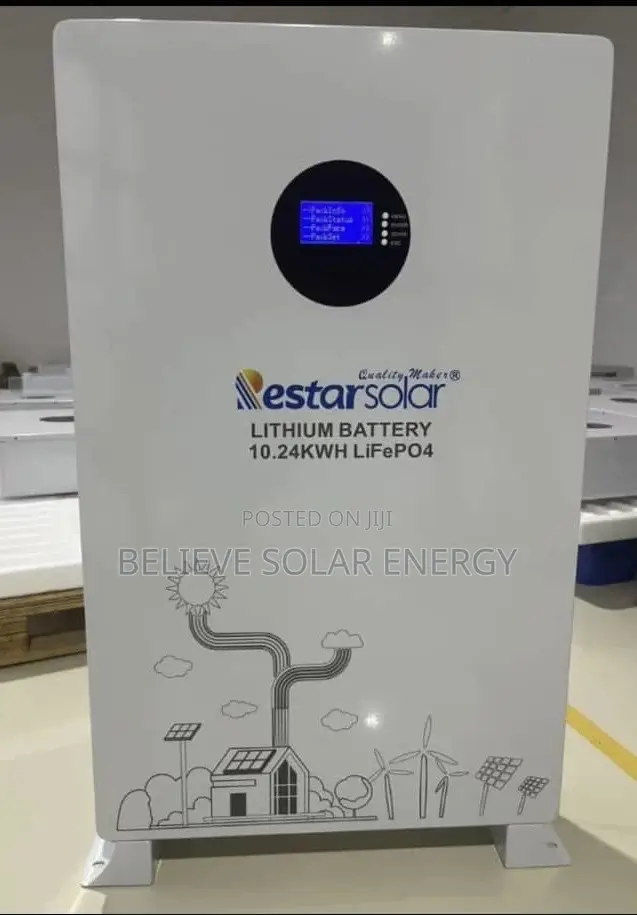 10.24kwh Estar Solar Lithium Battery Life Po4