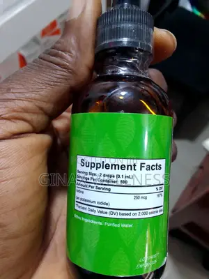 Ginax Iodine Liquid Drops (60ml, 250mcg)