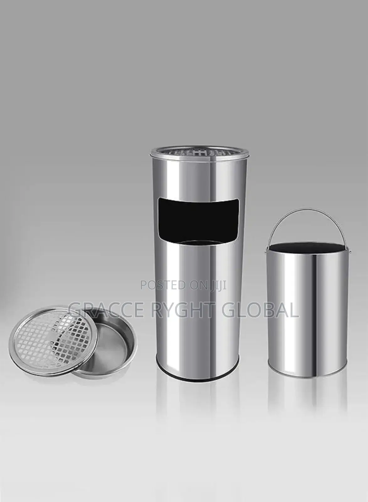 Ash Tray 30l Stainless Dustbin