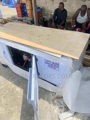 Photo - 3 Phase Auto Start 15kva Perkins Soundproof Generator