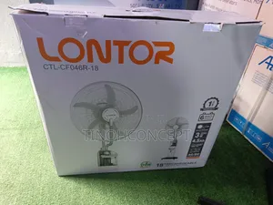 Lontor Water Mist Rechargeable Fan 18" One Warranty