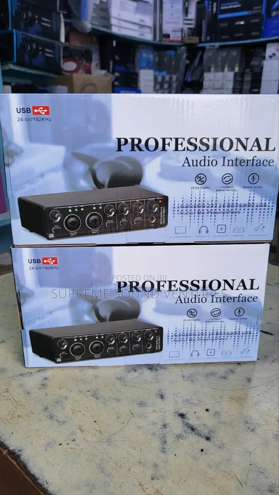Soundcard Usb Audio Interface
