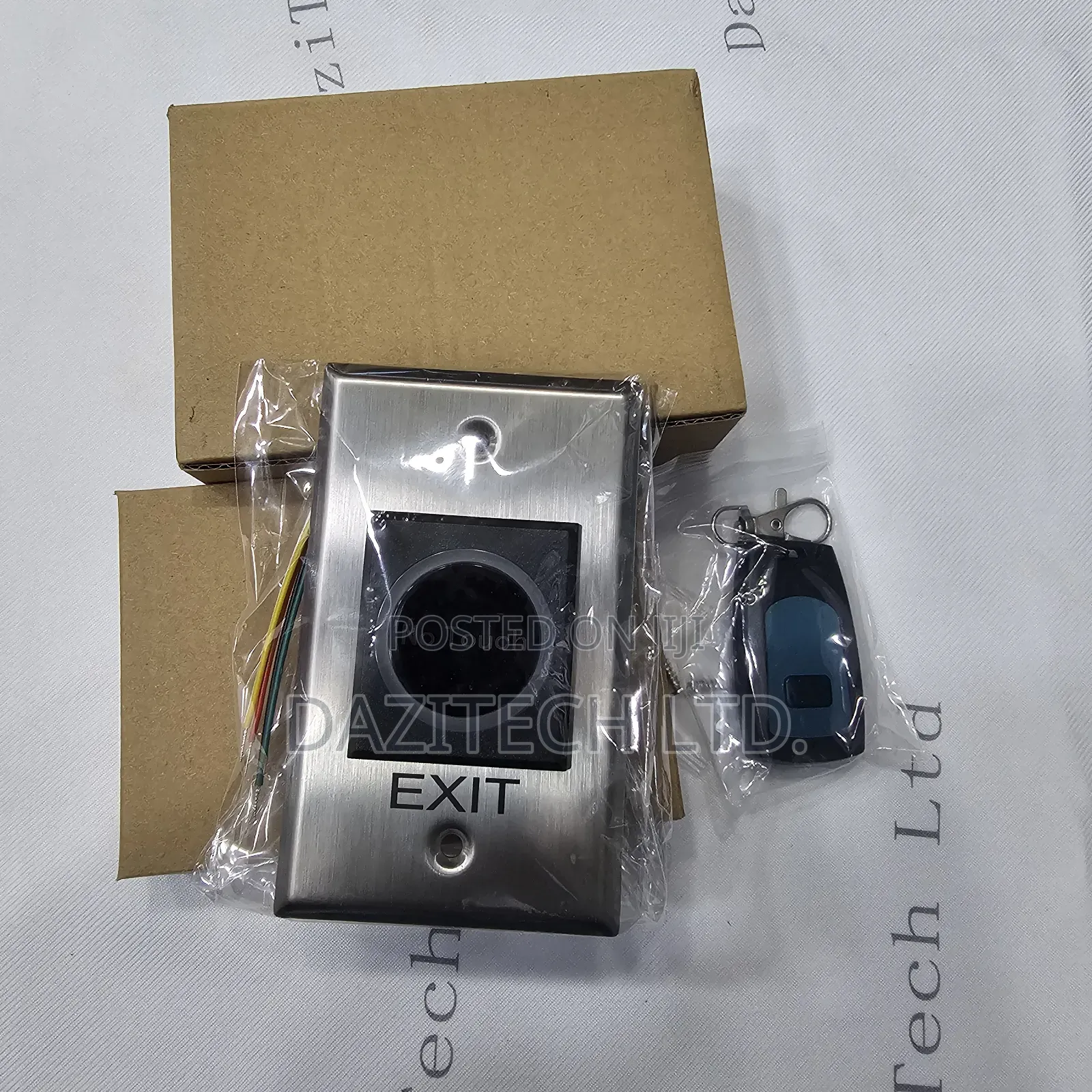 No Touch Exit Button With Remote Control