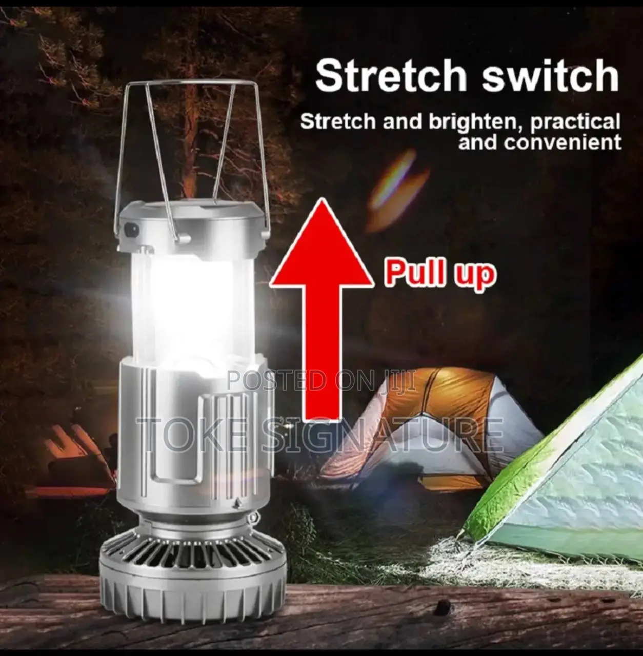 Solar Camping Light and Fan