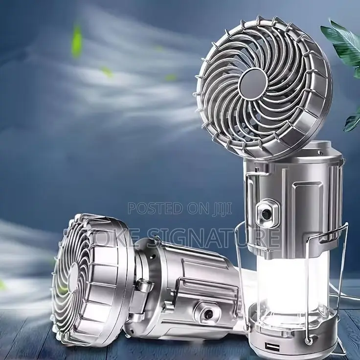 Solar Camping Light and Fan