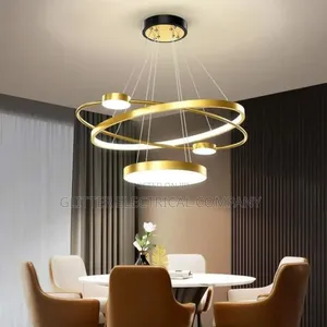 Gold Led Pendant Light for Living and Dinning Room