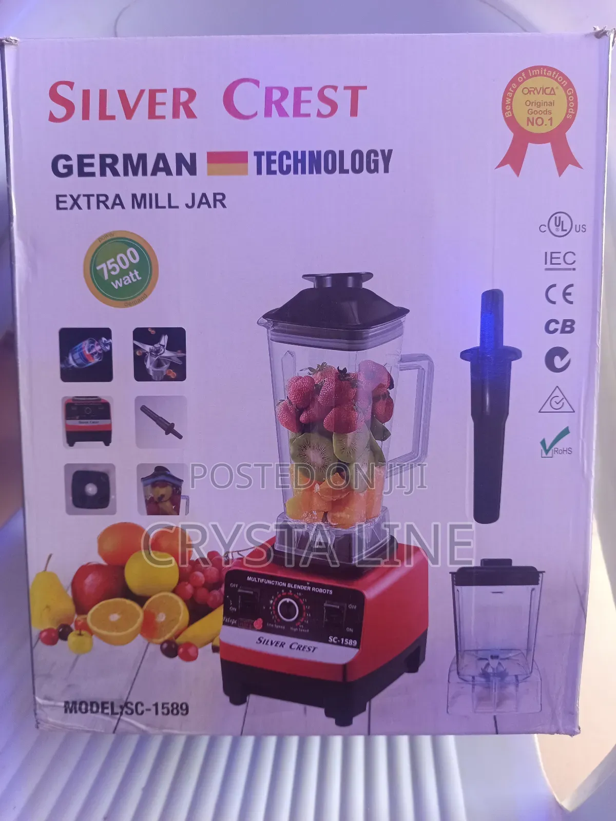 Silver Crest German Blender With Extra Mill Jar