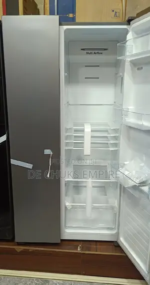 Brand New Hisense Side by Side Fridge (516 Liters) Silver