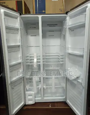 Brand New Hisense Side by Side Fridge (516 Liters) Silver