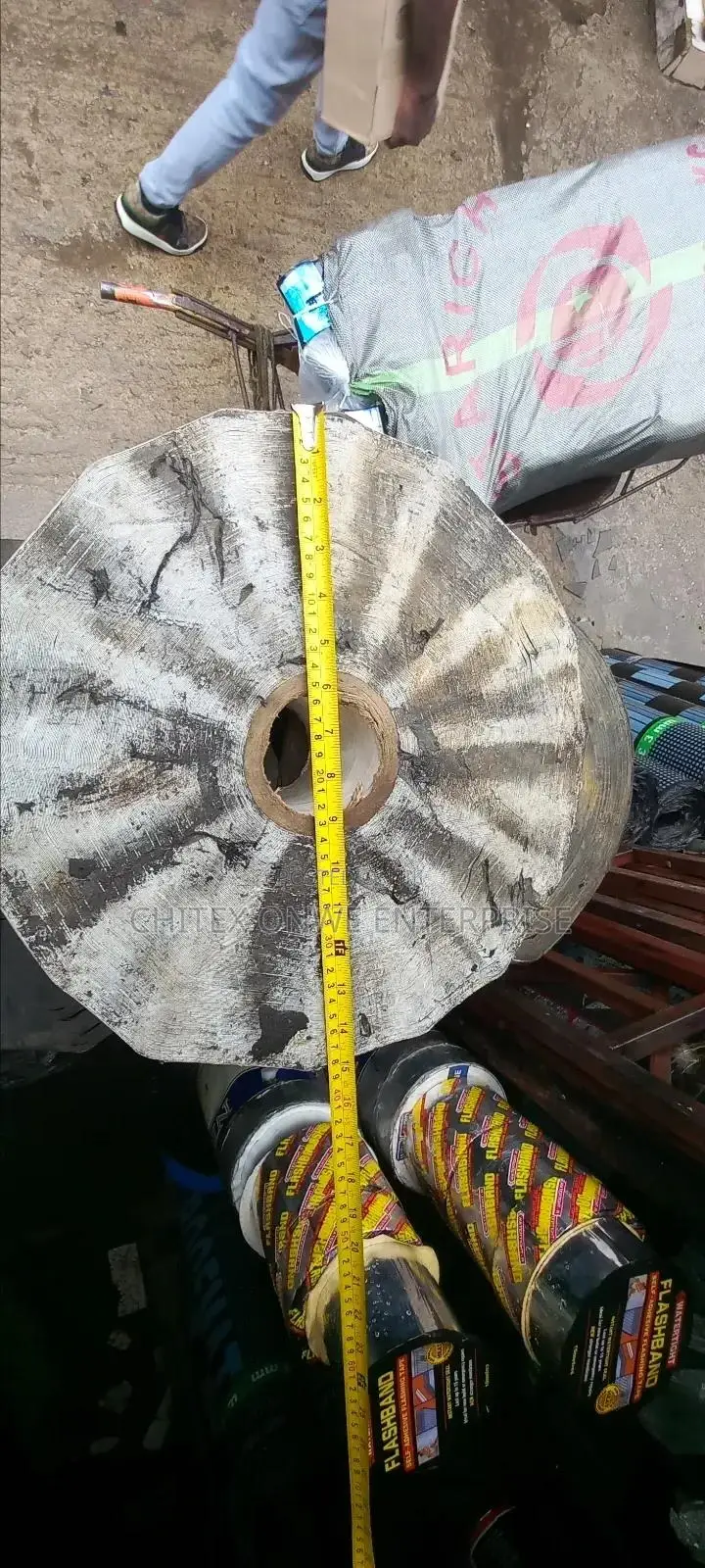 6" Pipe Wrapper ( Wrap Tape White Black) Full Roll