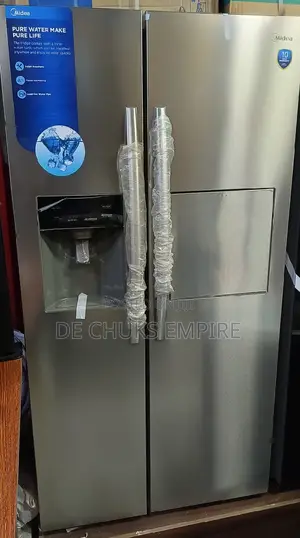 Midea Inverter Side by Side Fridge With Ice Cube Maker-500l