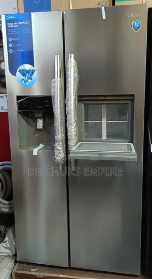 Midea Inverter Side by Side Fridge With Ice Cube Maker-500l