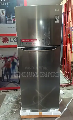 Brand LG Double Door Inverter Fridge Freezer -(260 Liters)