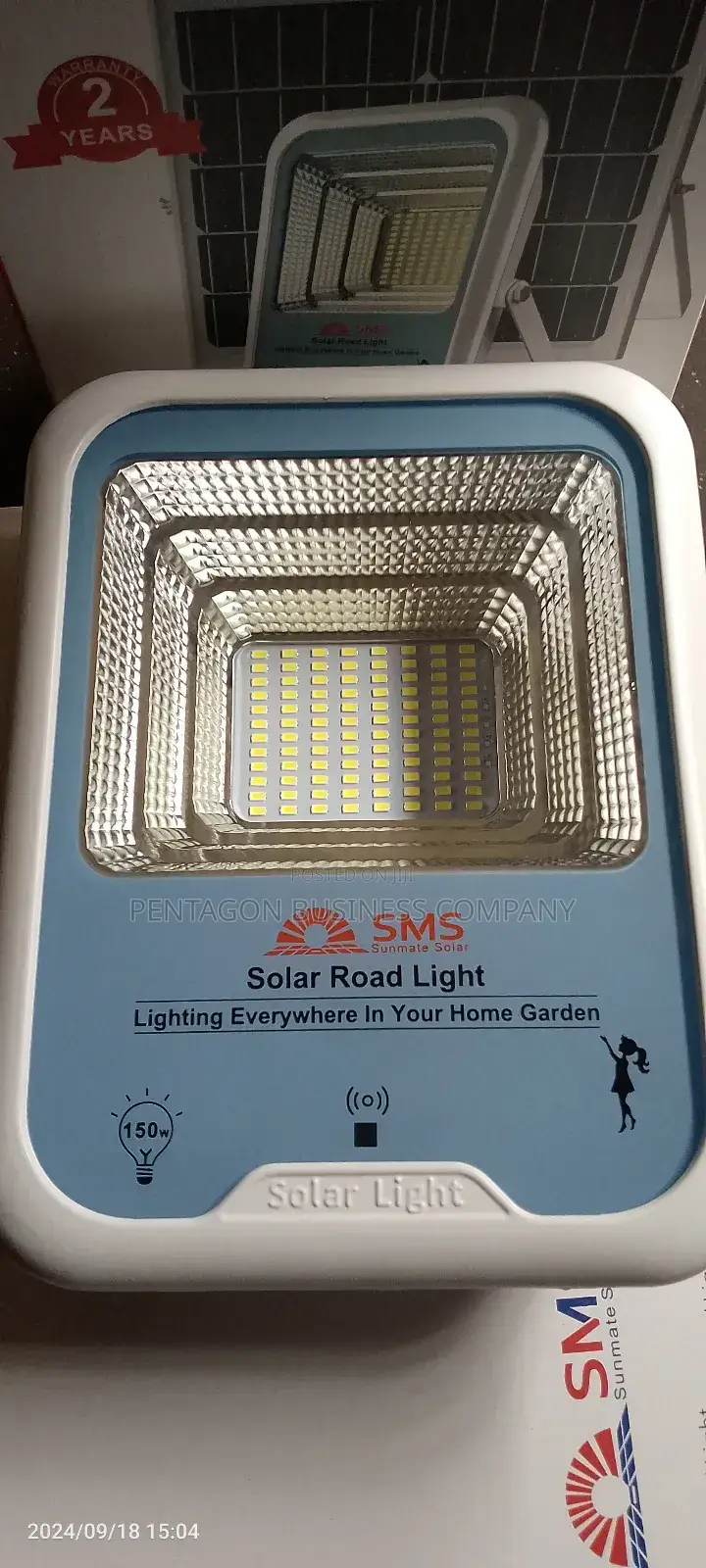 150watts SMS Solar Flood Light