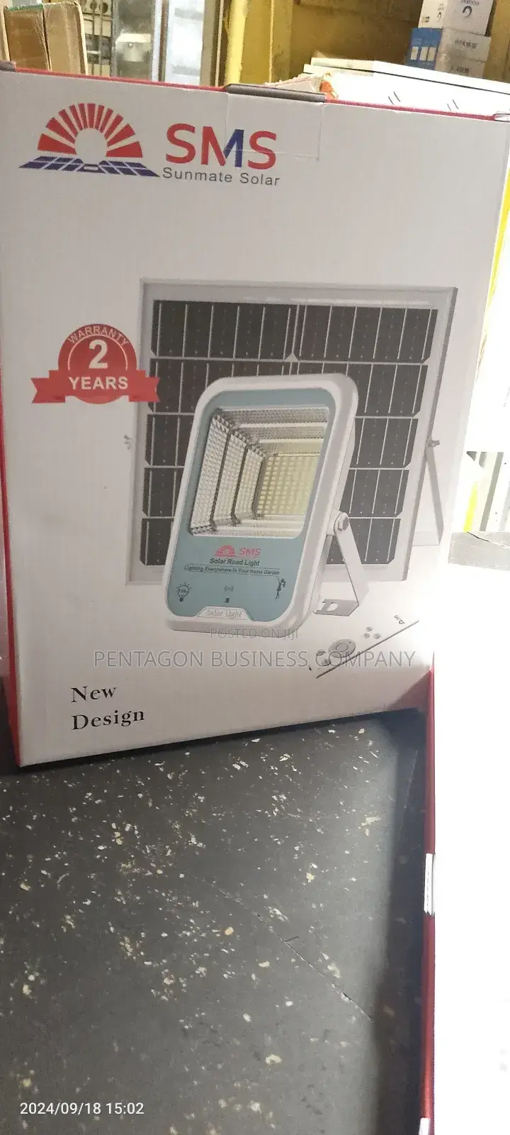 150watts SMS Solar Flood Light