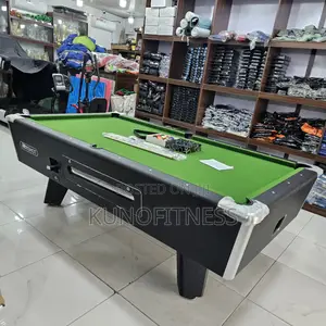 8ft Marble Coin-Operated Snooker Table, Premium Foreign