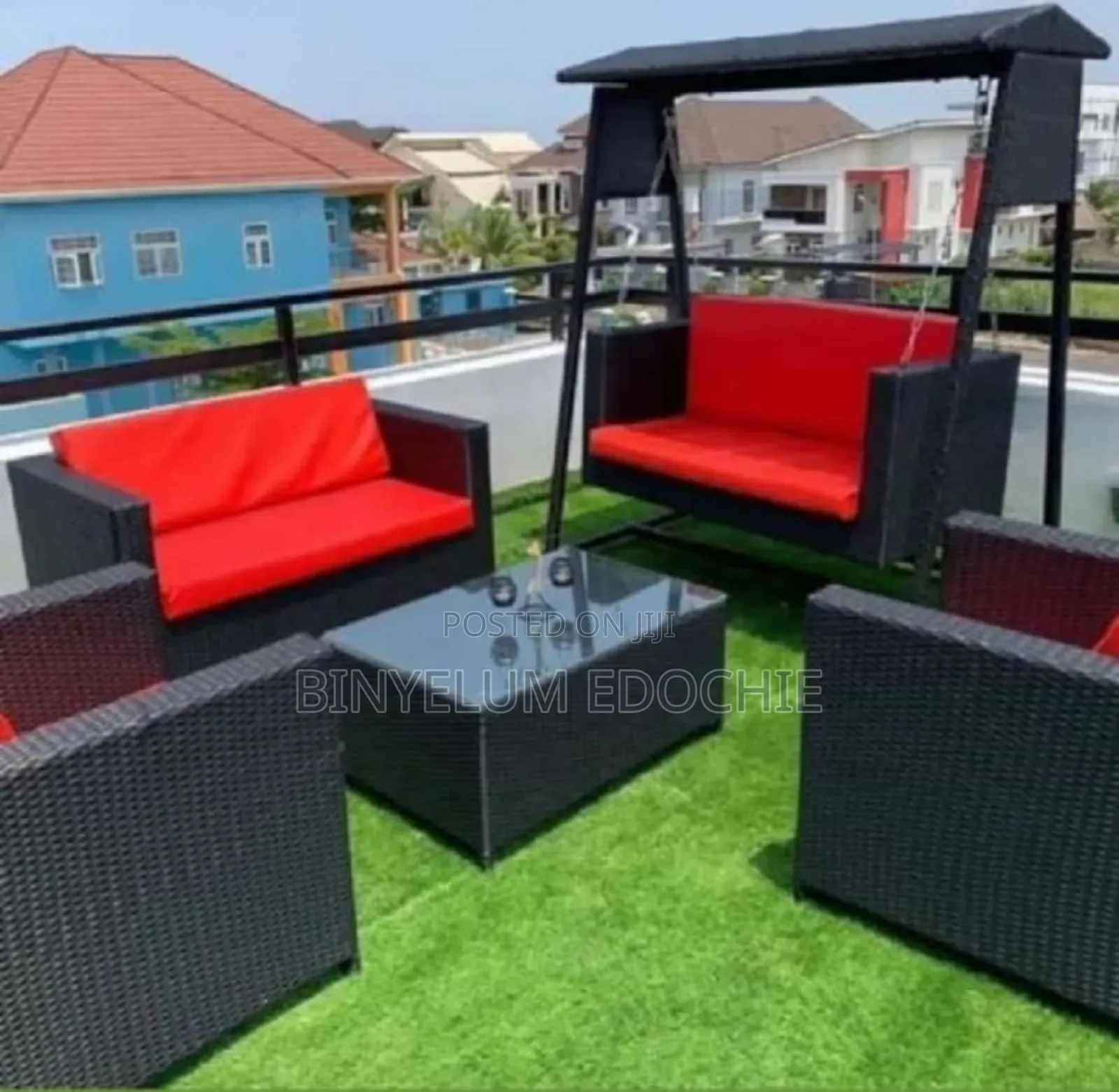 Set of Rattan Sofas