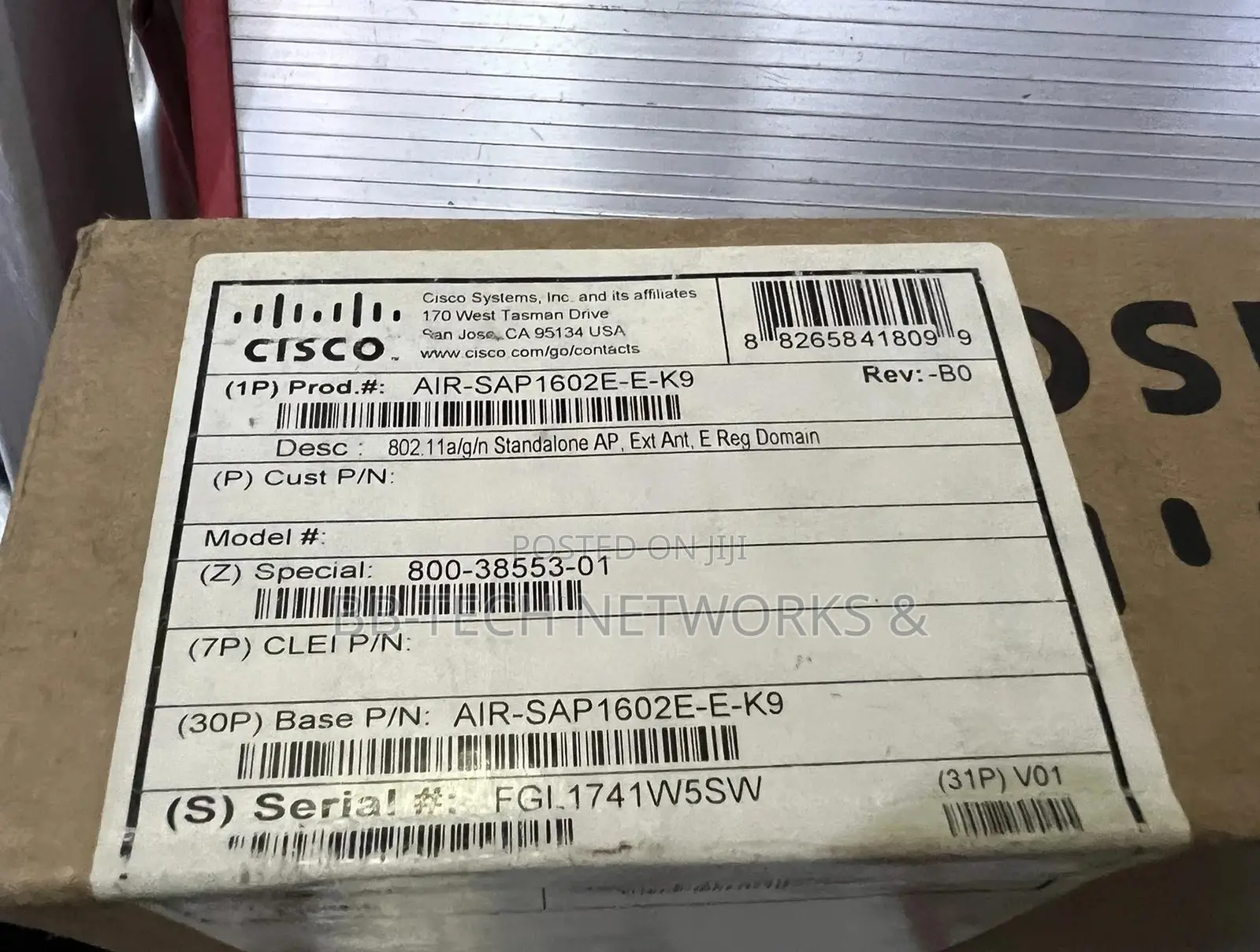 AIR-SAP1602I-E- Cisco Aironet 1600 Series Access Points