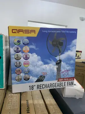 Photo - Beat the Heat With Qasa Rechargeable Fan QRF-7918 Curvy - 18
