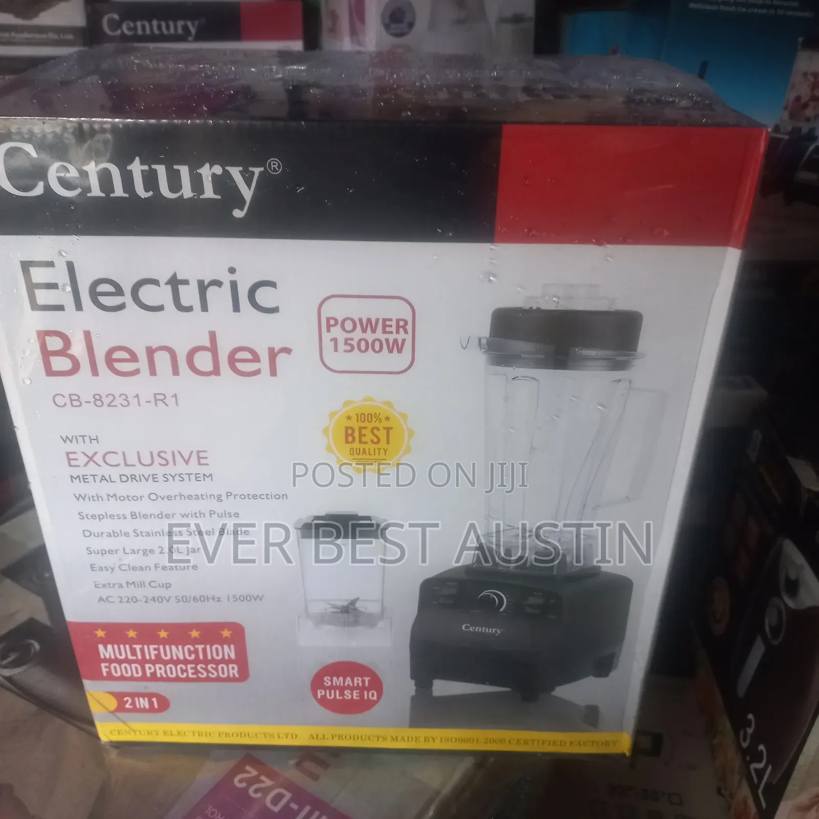 Century Industrial Blender 1500watts 2cups