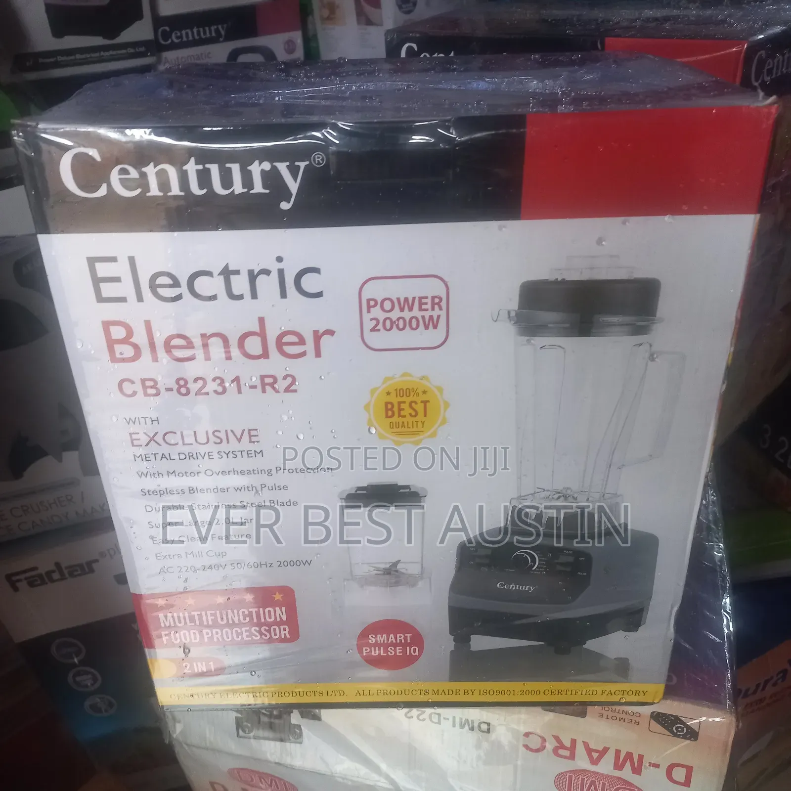 Century 2000watts Industrial Blender 2cups