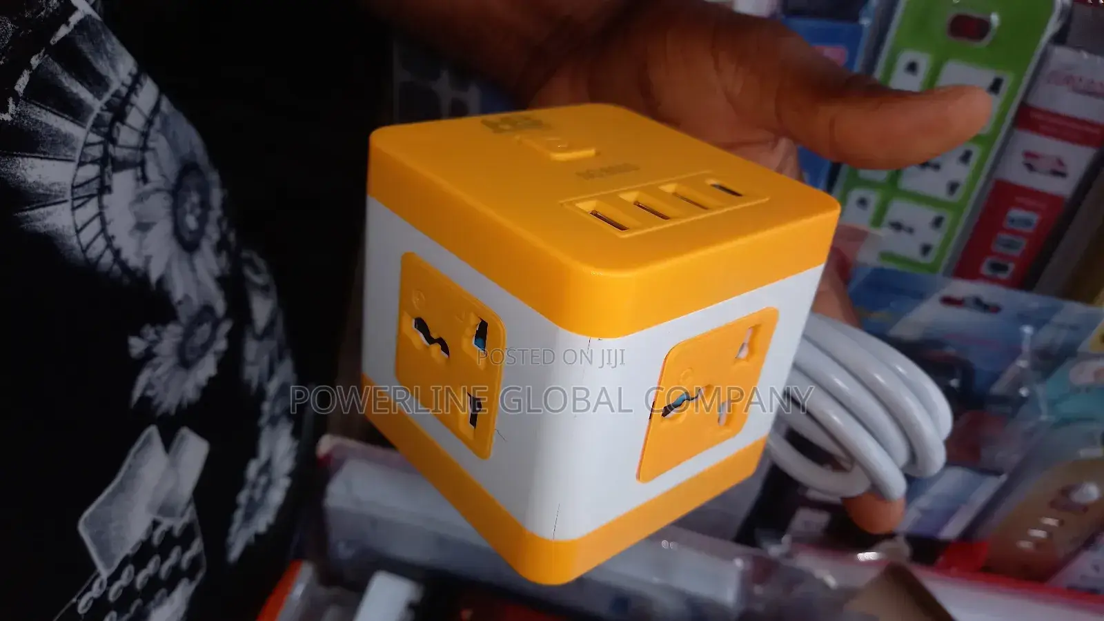 13amps Cube Extension Socket for Homes/ Restaurants/ Offices