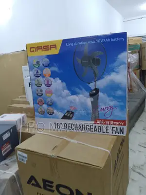High Quality QASA 18" Rechargable Stand Fan -QRF-7918