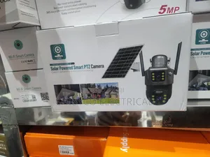 Solar Camera With Dual Lens Vision