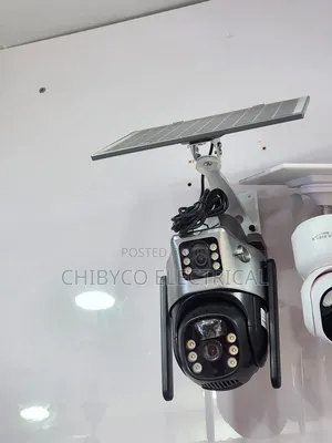 Solar Camera With Dual Lens Vision