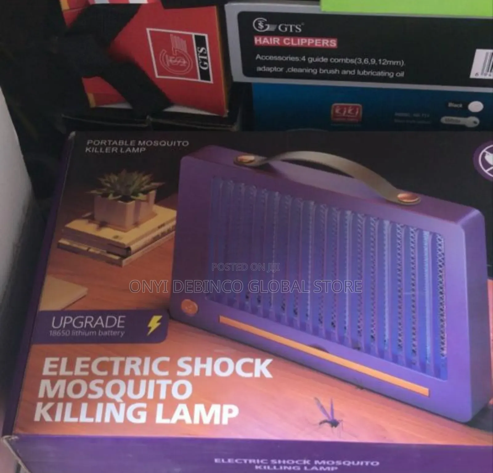 Portable Electric Shock Mosquito Killer Lamp