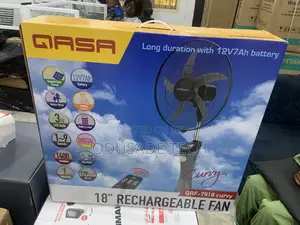 Cool Breeze,Zero Hassle Qasa Rechargeable Fan QRF-7918